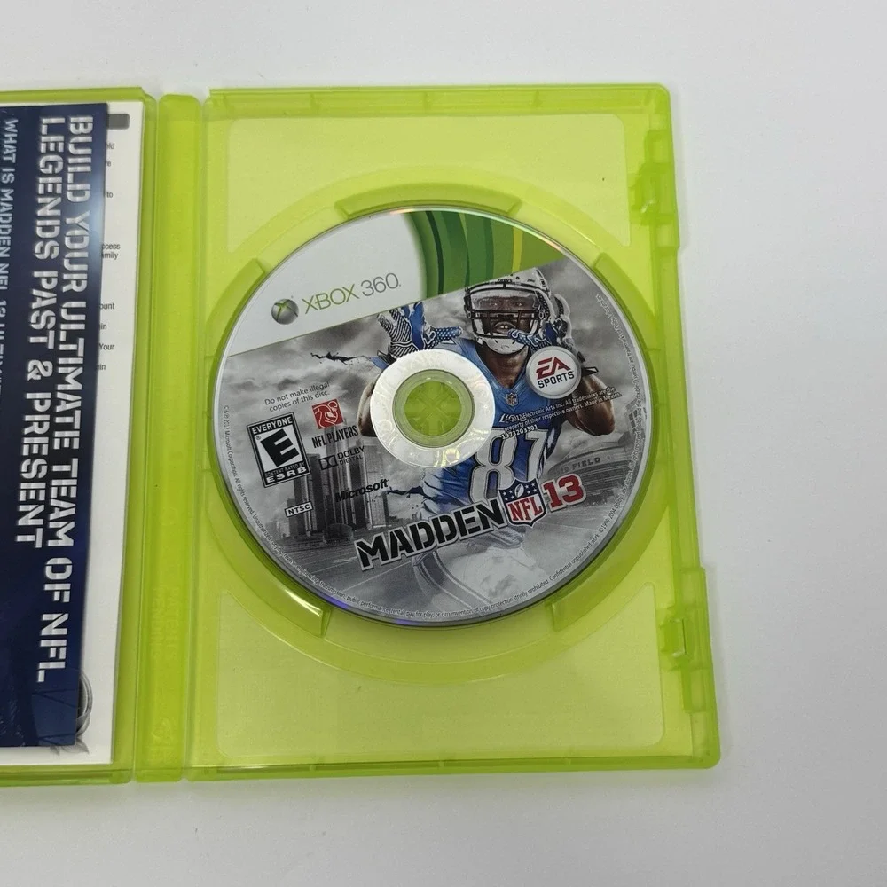 Madden NFL 13 (Microsoft Xbox 360, 2012) CIB Tested Working